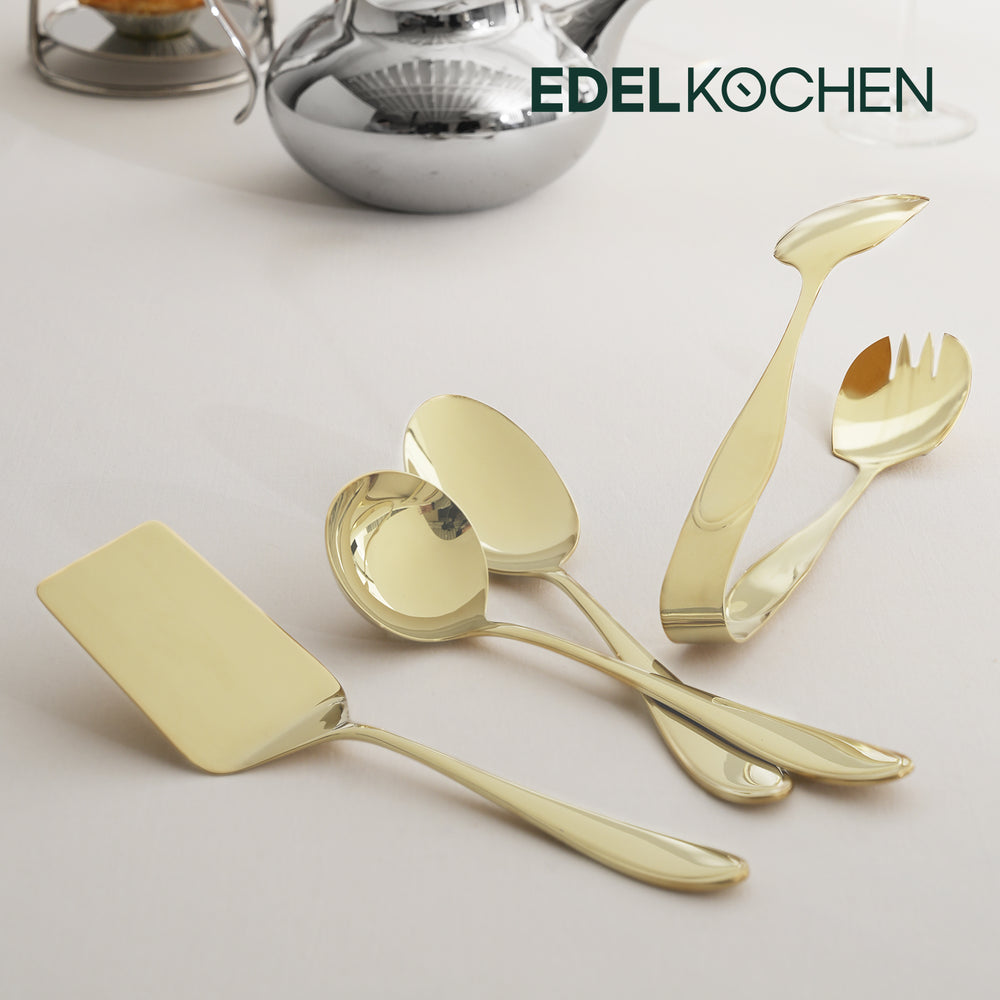 [K Direct Delivery] Edelkochen Royal Server 4P Set (Mirror Champagne Gold)