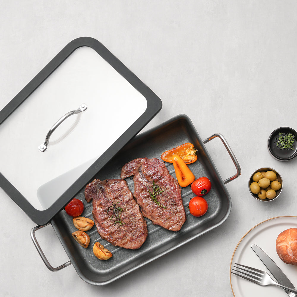 [K Direct Delivery] Edelkochen 3-Ply Classy Fish Grill Pan