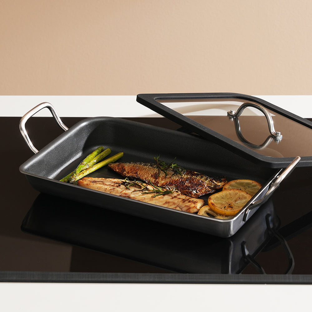 [K Direct Delivery] Edelkochen 3-Ply Classy Fish Grill Pan