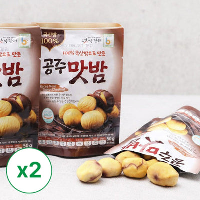 [농가애] 국내산 100% 공주맛밤 (50g x 3개) x 2팩 (묶음)