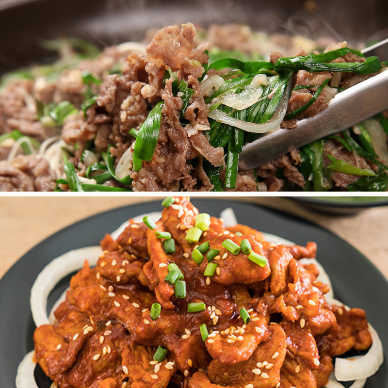 Bulgogi 2LB + Spicy Pork Bulgogi 2LB
