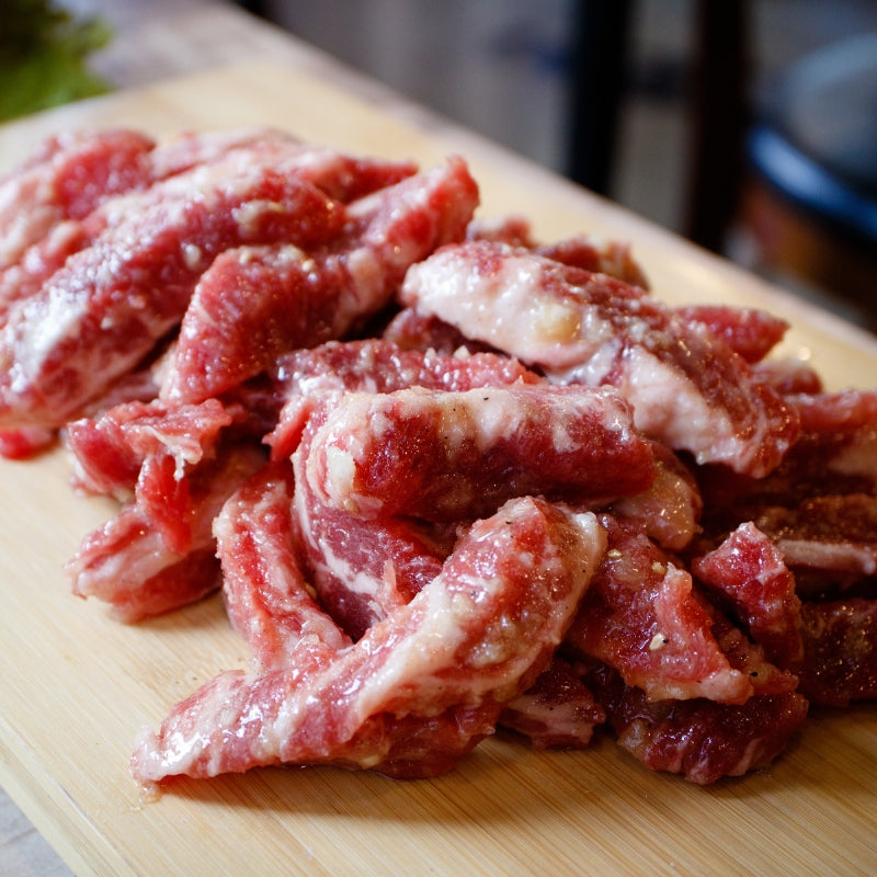 Korean Inspired BBQ Seasoned Beef Rib Fingers 1lb x 2packs