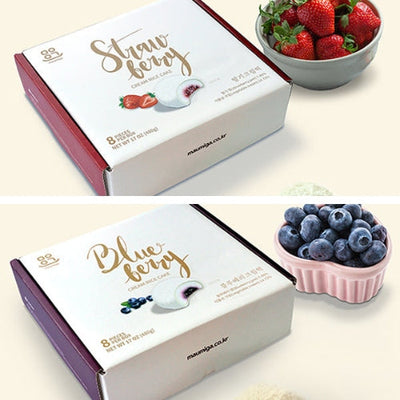 [마음이가] 딸기 크림떡 480g + 블루베리 크림떡 480g (묶음)