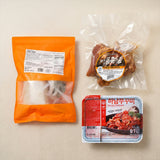 [Wooltari] Cooked Pork Hock (1.4lb ~ 1.8lb) + Pork Bone Soup 2lb + [Hanam] Stir-fried Webfoot Octopus 350g
