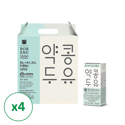 [밥스누] 쌀눈두유 (190ml x 16팩) x 4박스_무료배송