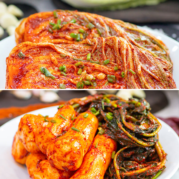 [한국직배송 A] 빛고을 전라도식 포기김치 2kg + 총각김치 2kg