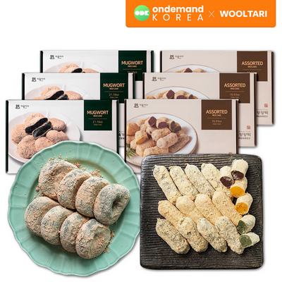[ODK x 울타리] 콩쑥개떡 600g x 3팩 + 모듬영양떡 480g x 3팩 _무료배송특가