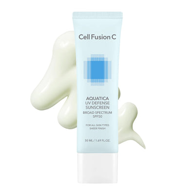 [1+1] [Cell Fusion C] Aquatica UV Defense Sunscreen 50ml (SPF50+) 