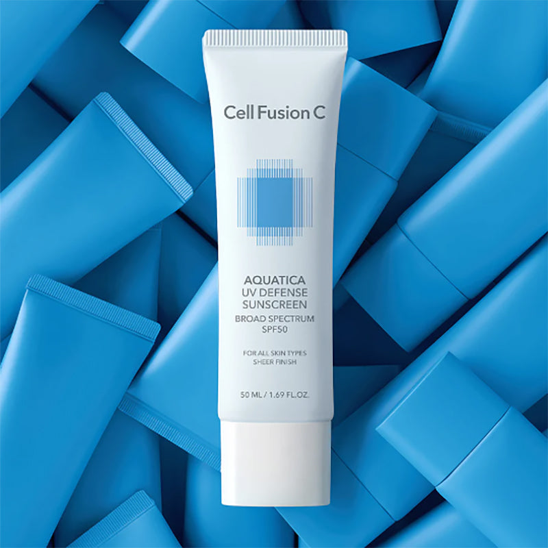[1+1] [Cell Fusion C] Aquatica UV Defense Sunscreen 50ml (SPF50+) 