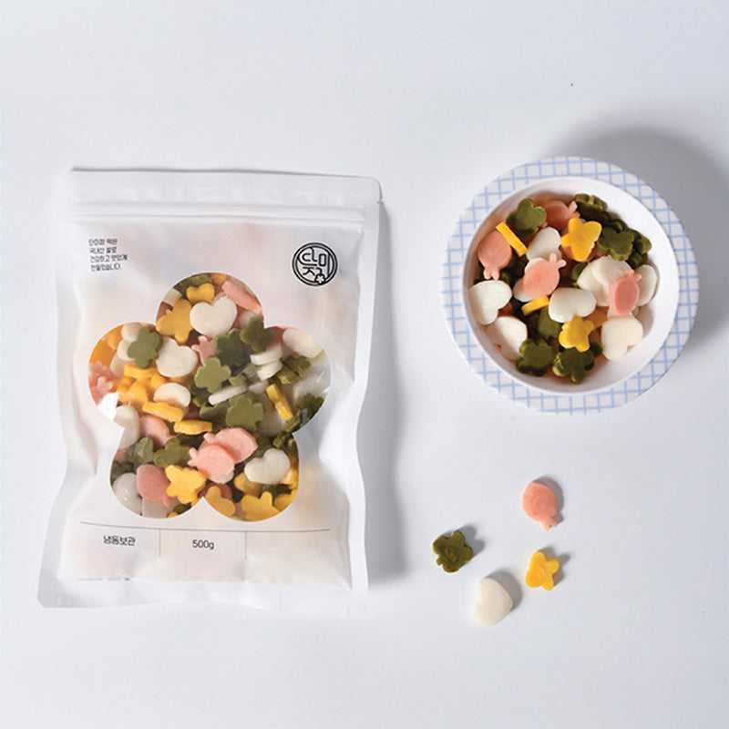 [Danmijeong] Anggeum Flower Bloom 6-Piece Set 500g x 2pk ㅣ*Free* [Danmijeong] Tteokguk Filled with Happiness 500g x 1pk
