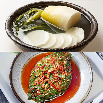 [Korea Direct Delivery D] Hwang Jin Dam Radish Water Kimchi 2kg + Perilla Leaf Kimchi 1kg + Kakdugi 1kg