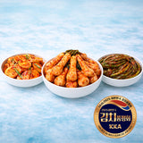 [Kok Kimchi] Radish Kimchi 2kg + Chive Kimchi 1kg + Perilla Leaf Kimchi 500g_ KOR Direct Delivery C