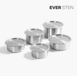 EVERSTEN Cake (Round) Stainless Steel Container Set 5pc_Free Shipping