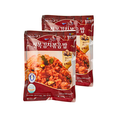 [완도사랑] 전복 김치볶음밥 250g x 2개 (묶음)