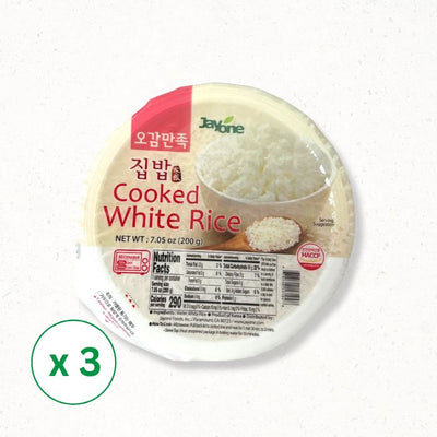 Cooked White Rice 200g x 3 (Set)