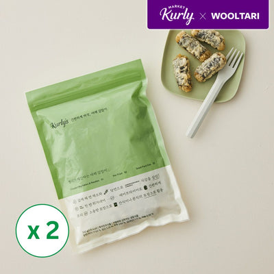 *[Kurly's] 간편하게 바삭, 야채김말이 300g x 2팩 (묶음)