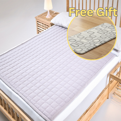 [일월] New 100% 순면 탄소 워셔블 온열매트 (더블) | *증정* 신형극세사 미니 온열매트 3인용 쇼파방석_무료배송특가