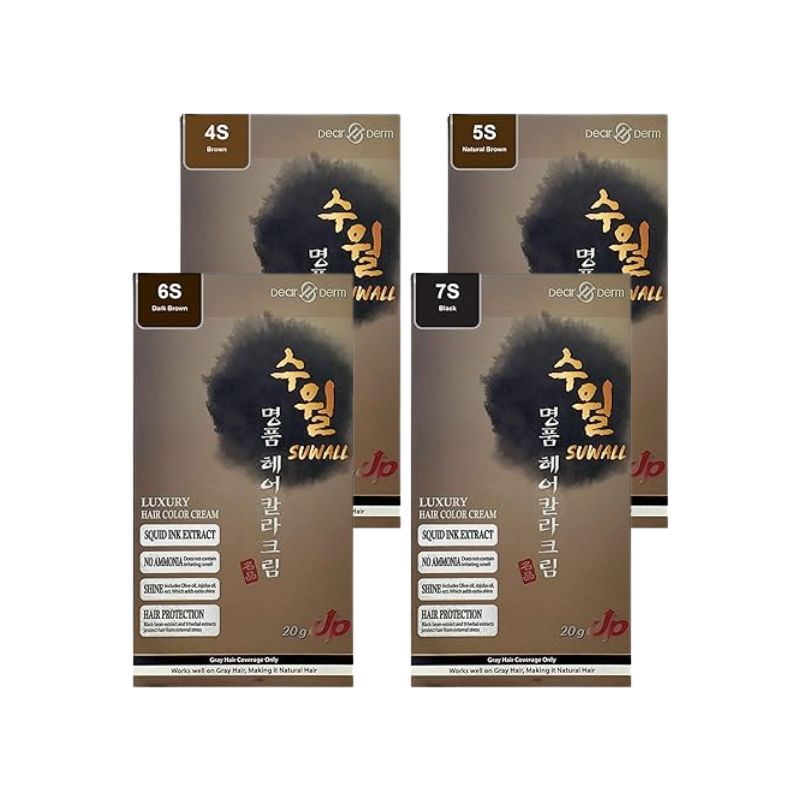Suwall Luxury Hair Color Cream 4S Brown | Wooltari