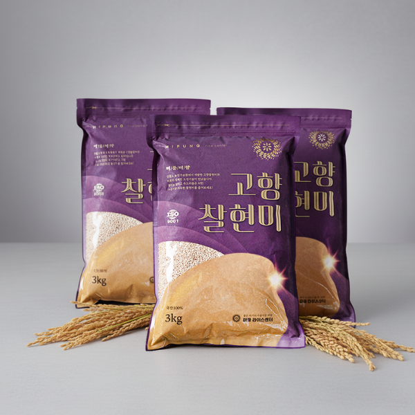 [2025년 햅쌀] 연수네쌀가게 고향찰현미 3kg x 3포대_무료배송 (묶음)