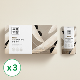 [곡물도감] 21곡 서리태 가득 콩물두유 (180ml x 15팩) x 3팩 (묶음)_무료배송특가_ 1월 2째주 순차발송