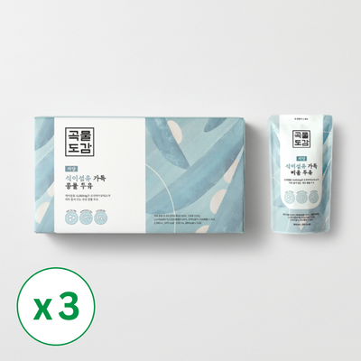 [곡물도감] 식이섬유 가득 비움두유 (180ml x 15팩) x 3팩 (묶음)_무료배송특가_1월 2째주 순차발송