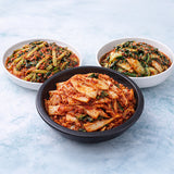 [한국직배송 D] 콕김치 명칼 겉저리 2kg + 열무김치 1kg + 얼갈이김치 1kg