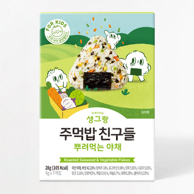 [우리찬] 주먹밥 친구들 뿌려먹는 야채 28g (4gx7개입)