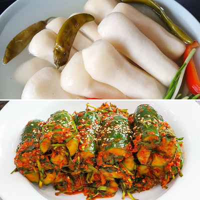 [한국직배송 C] 빛고을 전라도식 총각무 동치미 2kg + 오이소박이 2kg