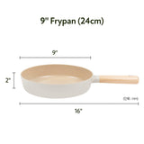 Pika Source Fan 18cm + 9" Fry Pan (24cm) + Daily Pot 22cm (2.7QT)