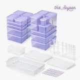 Thx soyoon Container Dream Organizer 30P (Pink/Lavender/Grey/Aqua)_ K Direct Delivery F