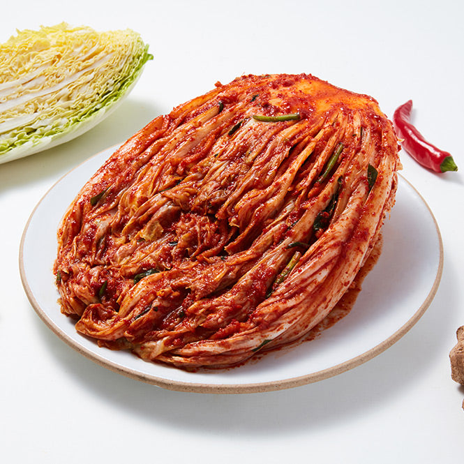 홍진경 더김치 포기김치 3kg + 총각김치 3kg + 갓김치 1kg_무료배송_9월 마지막주 순차발송 (묶음)