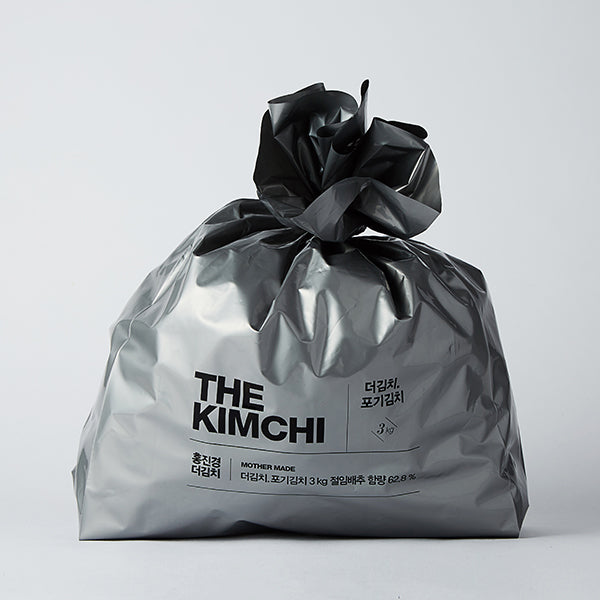 홍진경 더김치 포기김치 3kg + 총각김치 3kg + 갓김치 1kg_무료배송_9월 마지막주 순차발송 (묶음)