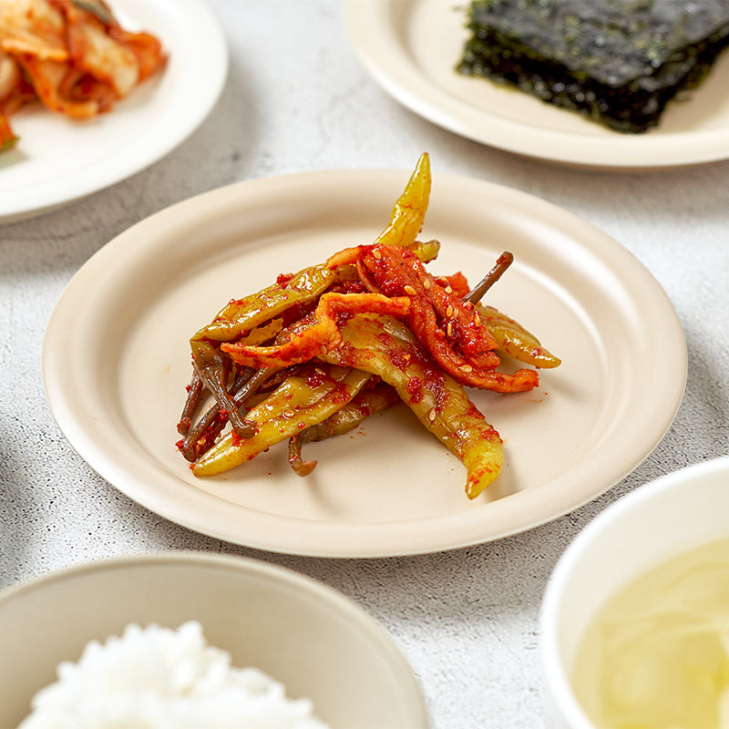 [Chammaum] Pickled Dried Radish & Green Chili Peppers 200g