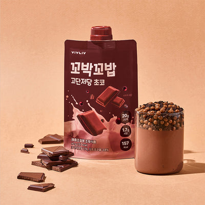 [Kkobak Kkobab] Choco High Protein Low Sugar Protein Shake (40g x 7 Packs)