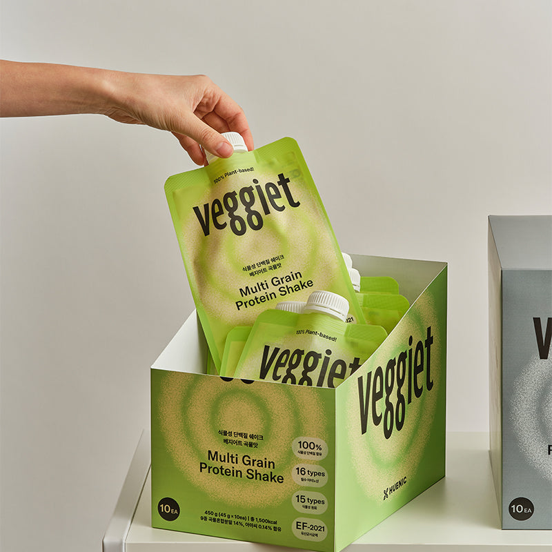[Veggiet] Plant Based Protein Shake 9 Grains 450g (45g X 10)