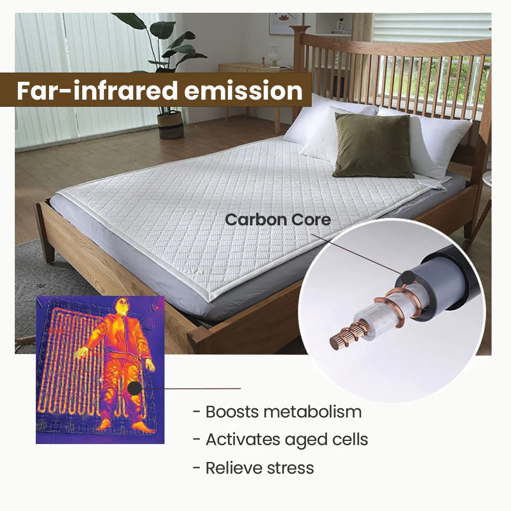 Tencel Heated Mattress Pad Double_Free Shipping