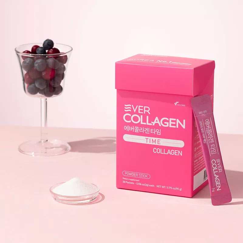 [Ever Collagen] Time Collagen Powder Stick 90g (3g x 30 Sticks)