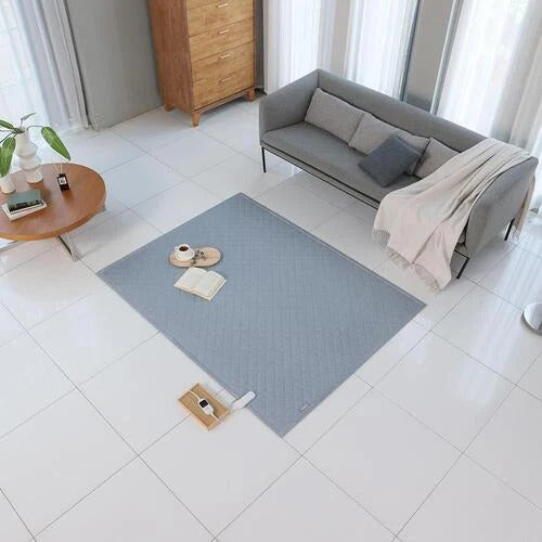Eco-friendly Tencel Gray Washable Heating Mat (Single) _Free Shipping