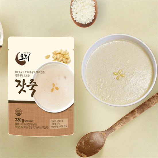 [Sengtae Mom] Fermented Soybean Powder 1kg x 2pkㅣ*Free* [Tori Food] 100% Korean Pine nuts porridge 230g x 1pk_Free Shipping