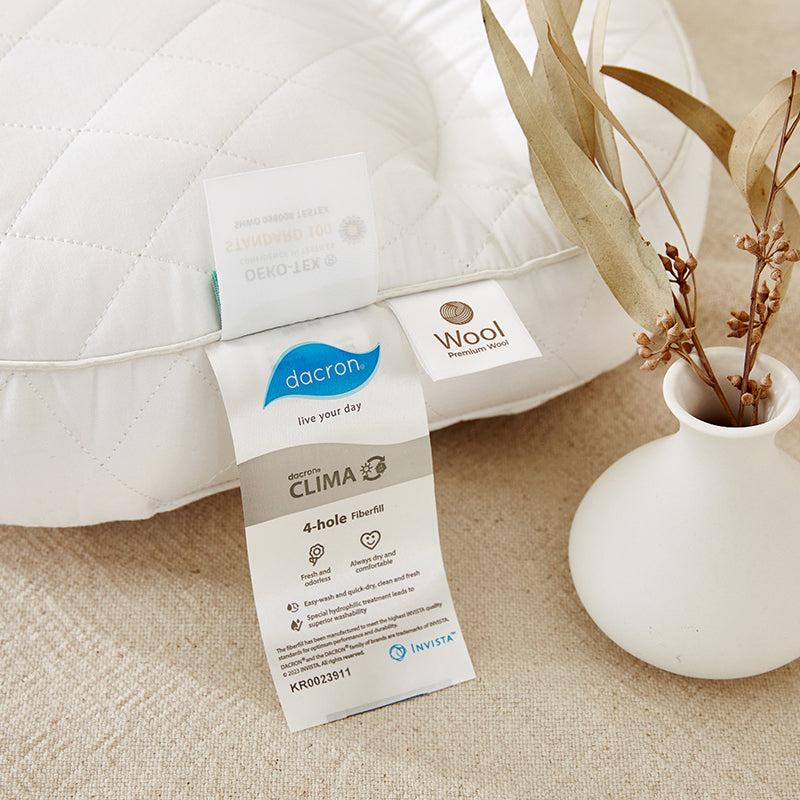 [Sleep & Sleep] Deep Sleep Pillow (M) + Pillow Cover (M)_ WHITE