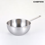 [K Direct Delivery] Chefwin 316 Stainless Steel 5-Ply Multi-Purpose Wok (24cm)