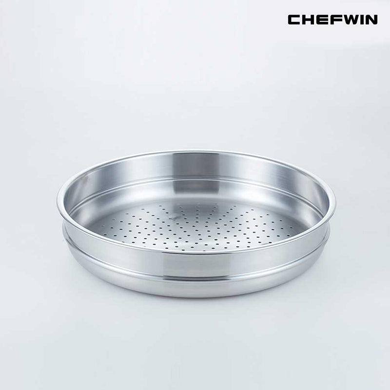 [K Dierect Delivery] Chefwin 316 Stainless Steel 5Ply Party Wok (28cm / 32cm)