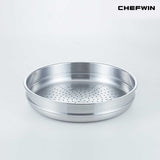 [K Dierect Delivery] Chefwin 316 Stainless Steel 5Ply Party Wok (28cm / 32cm)