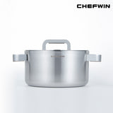 [K Direct Delivery] Chefwin 316 Stainless Steel 5Ply Casserole Pot (16cm / 20cm / 24cm)