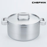 [K Direct Delivery] Chefwin 316 Stainless Steel 5Ply Casserole Pot (16cm / 20cm / 24cm)