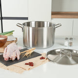 [K Direct Delievery] Chefwin 316 Stainless Steel 5Ply Stock Pot (24cm / 28cm)