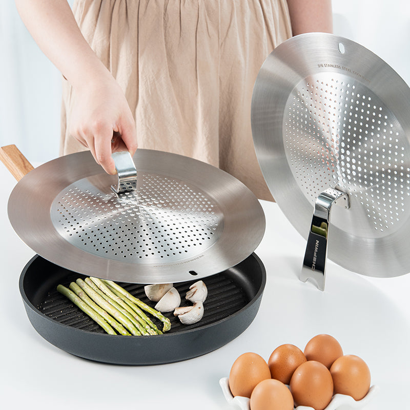 [K Direct Delivery] Chefwin 316 Stainless Steel Universal Lid