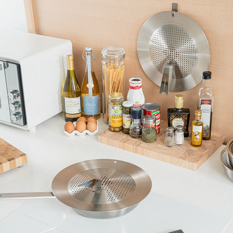 [K Direct Delivery] Chefwin 316 Stainless Steel Universal Lid