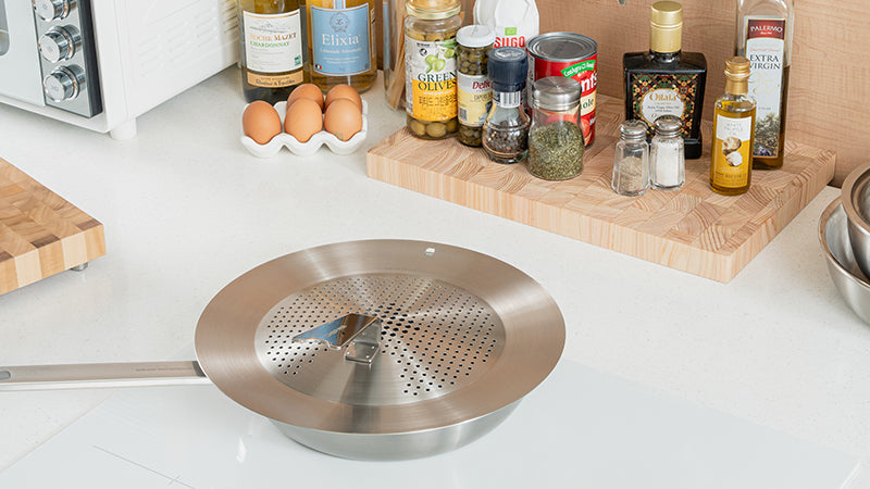 [K Direct Delivery] Chefwin 316 Stainless Steel Universal Lid