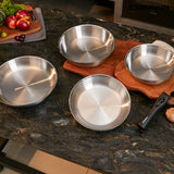 [K Direct Delivery] Chefwin 316 Stainless Steel 5Ply Dream Hands Cookware Set (with Detachable Handle)